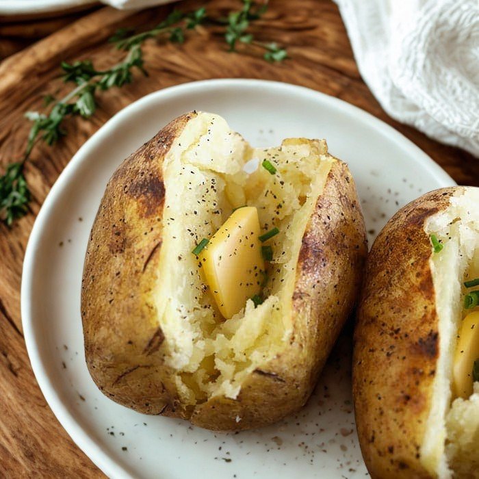 side of baked potato