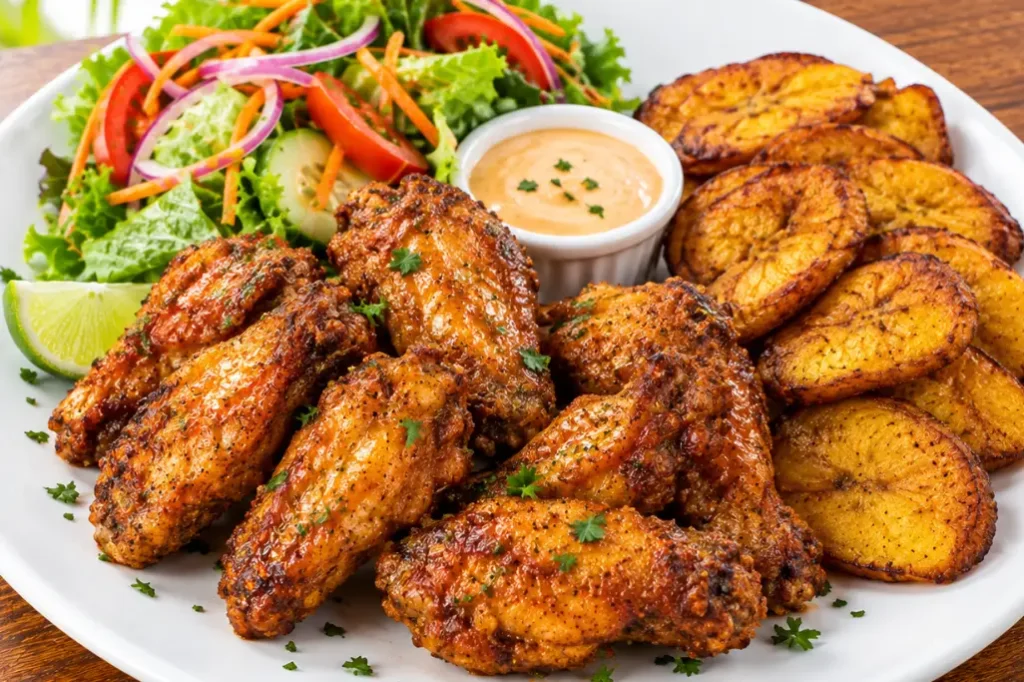 Starfish Beach Restaurant chicken wing combo